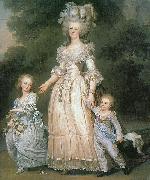 Adolf-Ulrik Wertmuller Marie Antoinette with her children Germany oil painting artist